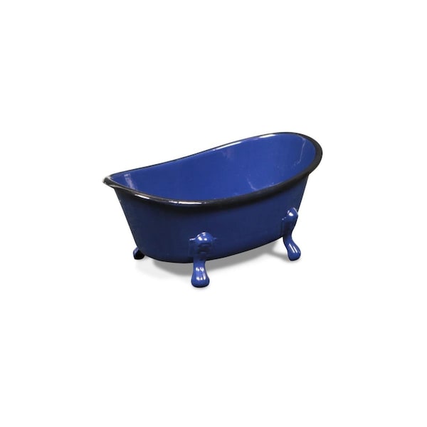Palacedesigns Petite Royal Bathtub Decorative Sculpture, Blue - PA3096829