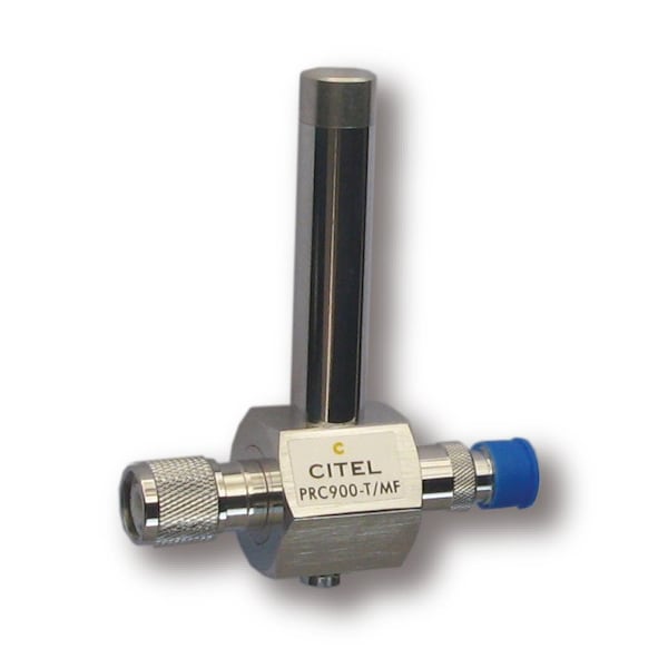 Citel Quarter Wave Stub, 870-900 Mhz, 50 Ohm, 100Ka, 1500W, Conector macho-hembra N - PRC900-T/MF