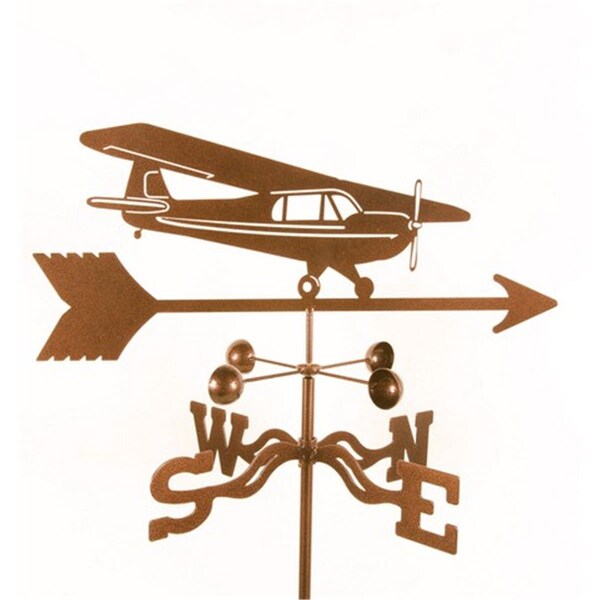 Ez Vane High Wing Airplane Weathervane with Garden Mount - EZ1007-GR