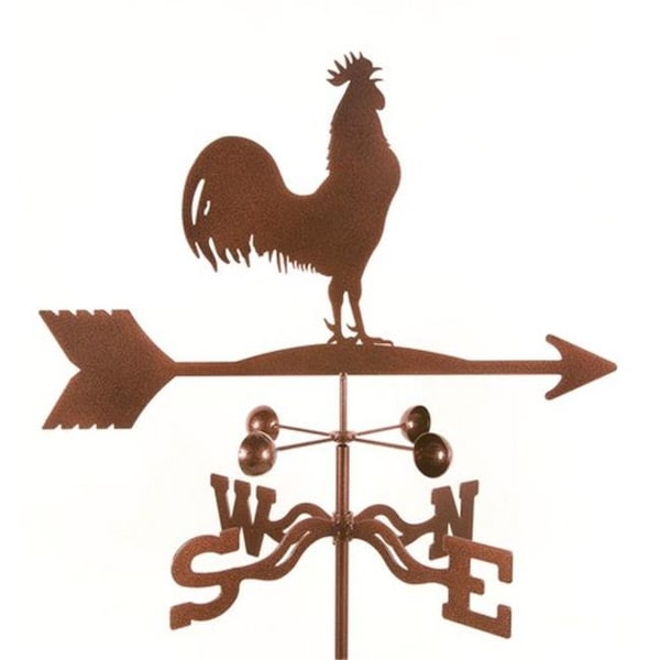 Ez Vane EZ Vane EZ1110-PT Rooster Bird Weathervane with Post Mount - EZ1110-PT