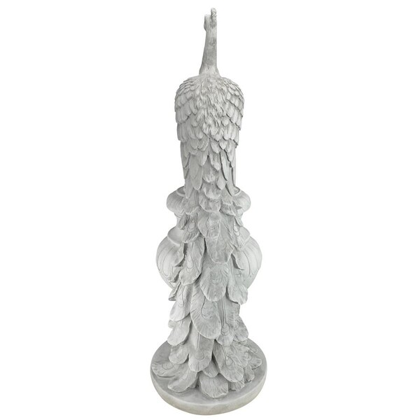 Design Toscano Staverden Castle Peacock on an Urn Garden Statue - KY1876