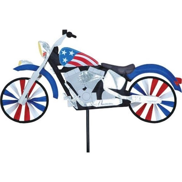 Premier Designs Premier Designs PD26836 22 inch Patriotic Motorcycle Spinner - PD26836