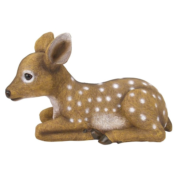 Design Toscano Darby, the Forest Fawn Baby Deer Statue - QM2787100