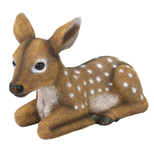 Design Toscano Darby, the Forest Fawn Baby Deer Statue - QM2787100