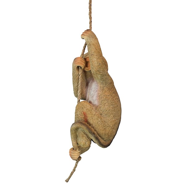 Design Toscano Chico, the Chimpanzee Hanging Baby Monkey Statue - QM2673300