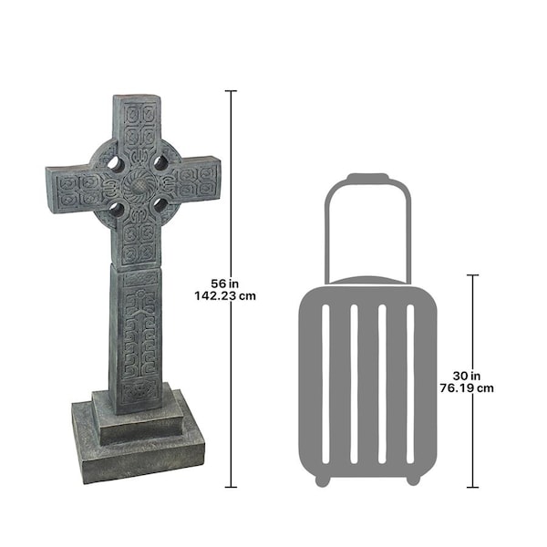 Design Toscano Full-Size Chisholm Highland Celtic Cross Statue - NG30365