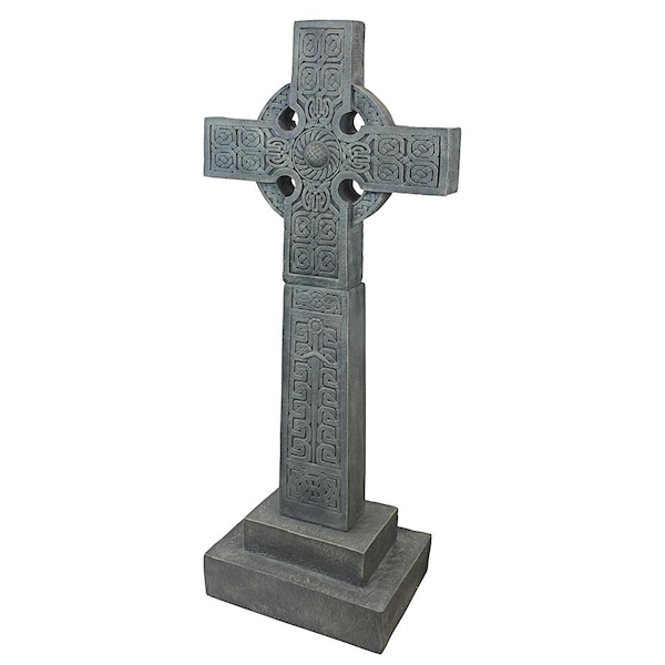 Design Toscano Full-Size Chisholm Highland Celtic Cross Statue - NG30365