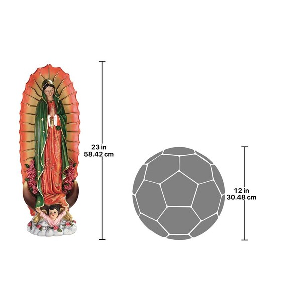 Design Toscano The Virgin of Guadalupe Religious Statue: Medium - QL3909