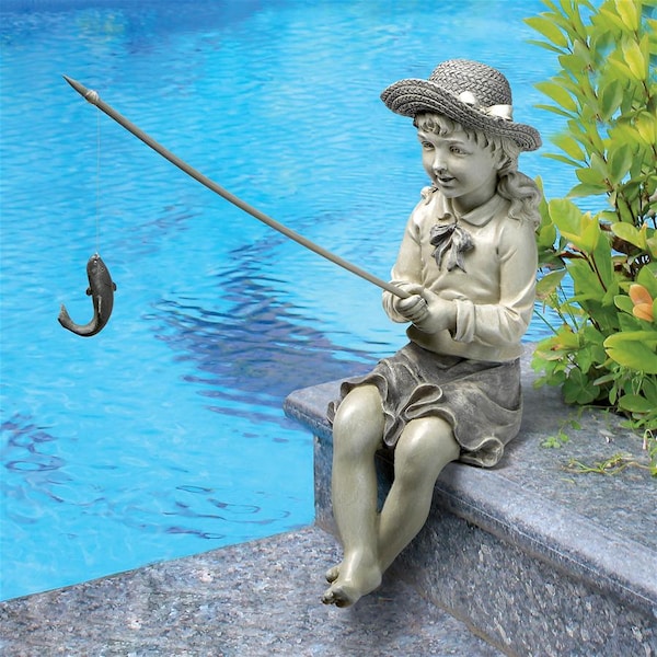 Design Toscano Nellie's Big Catch Fisherwoman Statue - EU9305