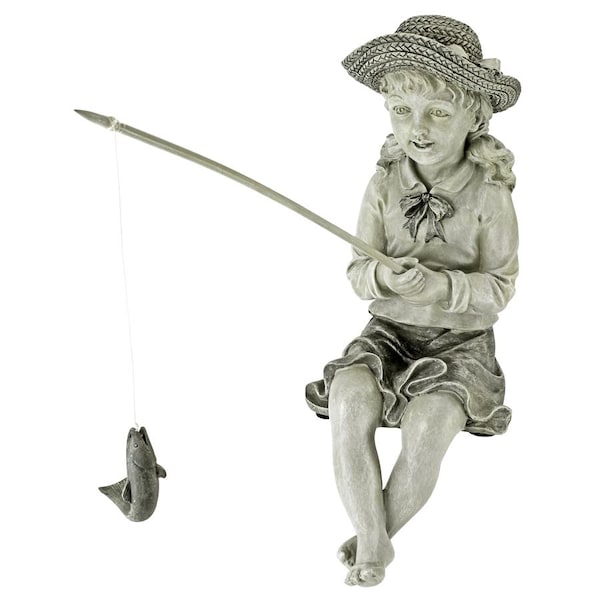 Design Toscano Nellie's Big Catch Fisherwoman Statue - EU9305