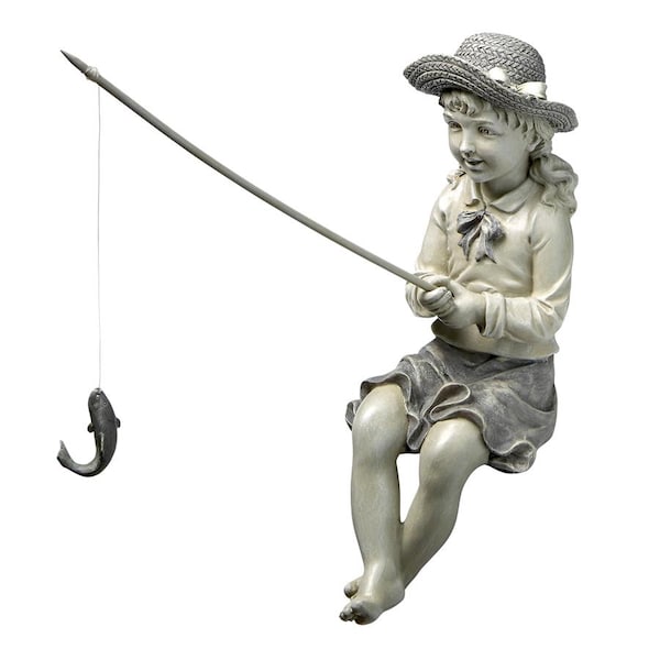 Design Toscano Nellie's Big Catch Fisherwoman Statue - EU9305