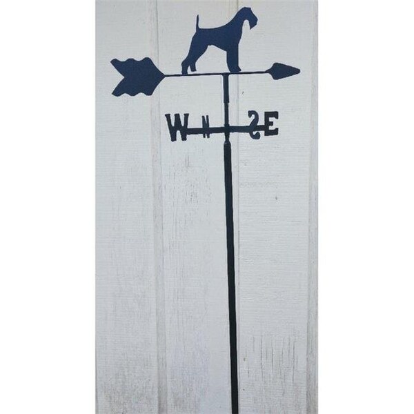 The Lazy Scroll The Lazy Scroll airedalein Airedale Terrier Garden Mount Weathervane - AIREDALEIN