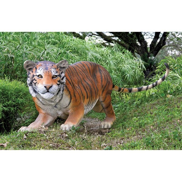 Design Toscano The Grand-Scale Wildlife Animal Collection: Bengal Tiger Statue - NE80120