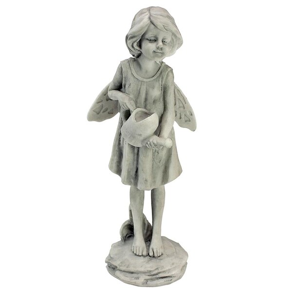 Design Toscano Rose Garden Fairy with Watering Can Statue - SH9403612