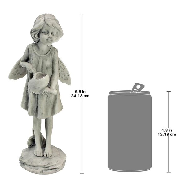 Design Toscano Rose Garden Fairy with Watering Can Statue - SH9403612