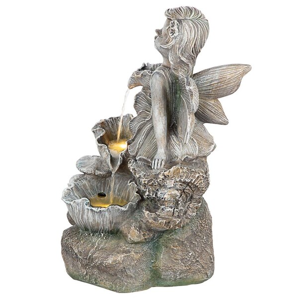 Design Toscano Farfelee, Fairy of the Forest Cascading Garden Fountain - SH202686
