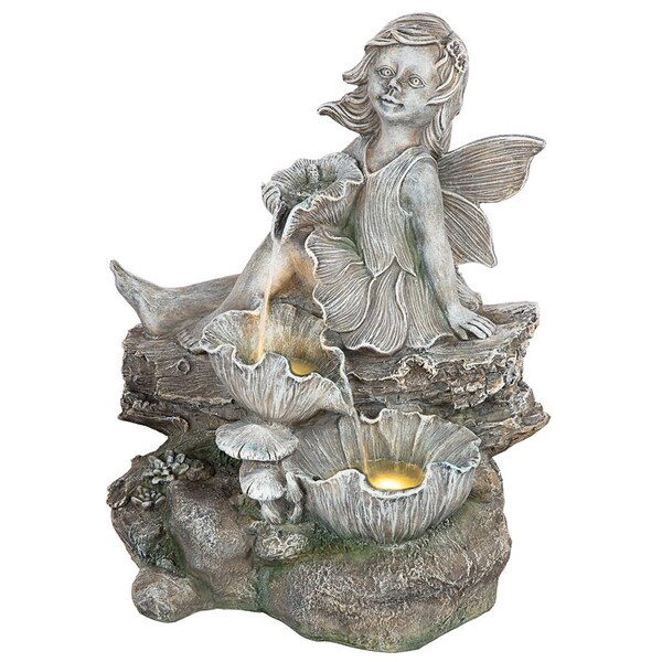 Design Toscano Farfelee, Fairy of the Forest Cascading Garden Fountain - SH202686