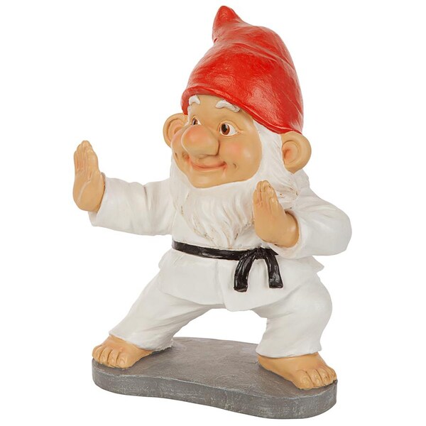 Design Toscano Karate Kobi Martial Arts Garden Gnome Statue - QM7511103
