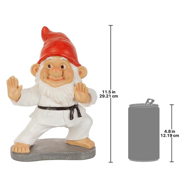 Design Toscano Karate Kobi Martial Arts Garden Gnome Statue - QM7511103