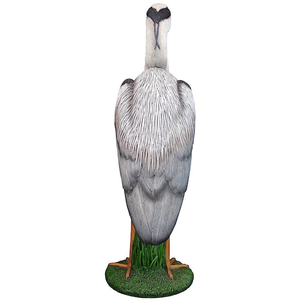 Design Toscano Gray Heron Coastal Bird Statue: Set of Two - QM927565