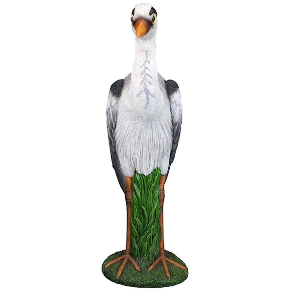 Design Toscano Gray Heron Coastal Bird Statue: Set of Two - QM927565