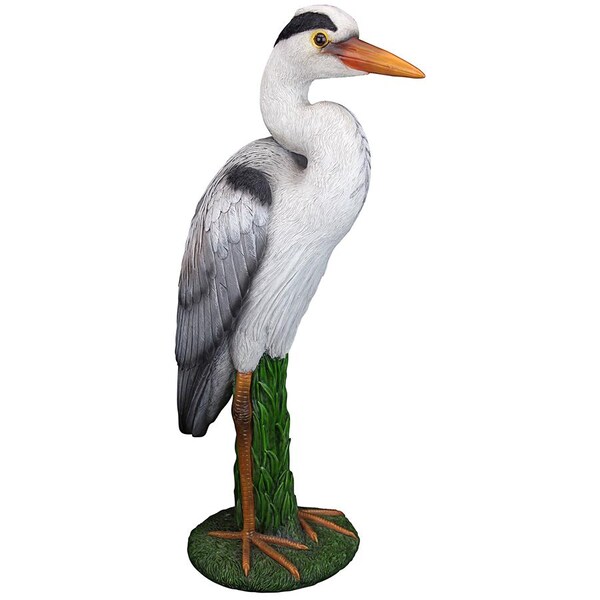 Design Toscano Gray Heron Coastal Bird Statue: Set of Two - QM927565