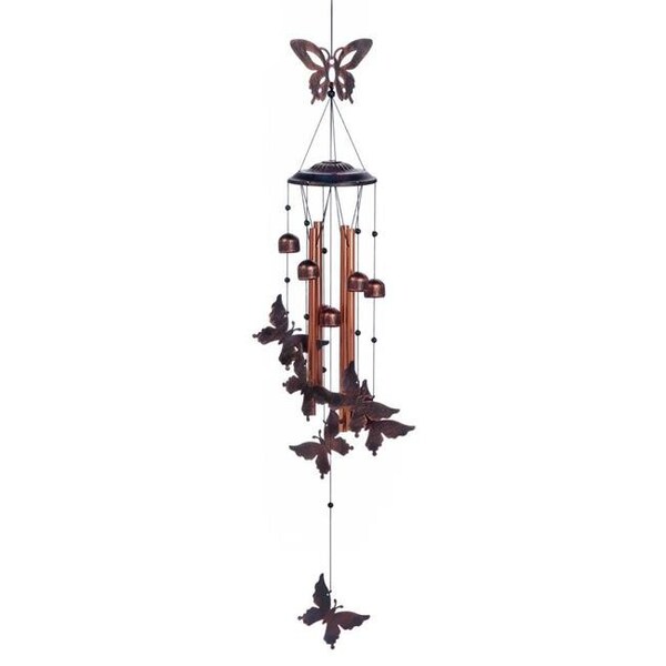 Summerfield Terrace Summerfield Terrace 10018222 Fluttering Butterflies Wind Chimes - 10018222