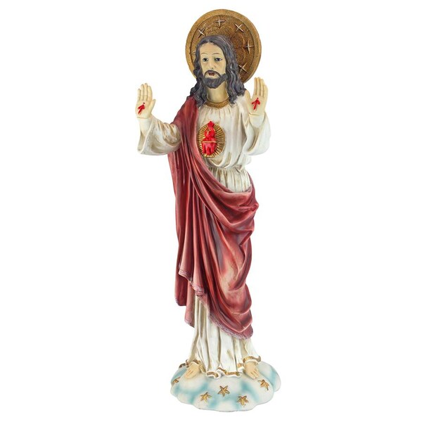 Design Toscano Sacred Heart of Jesus Italian-Style Garden Statue - KY913