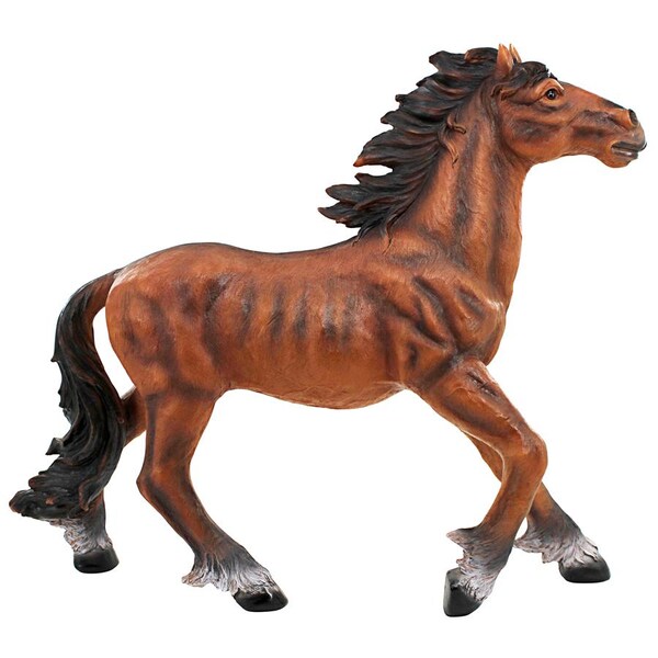 Design Toscano Unbridled Running Wild Mustang Horse Statue - QM2659600