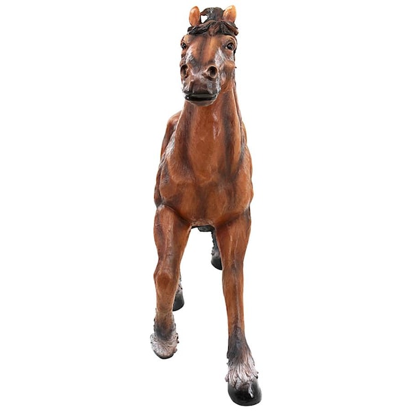 Design Toscano Unbridled Running Wild Mustang Horse Statue - QM2659600
