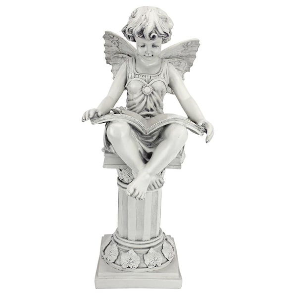Design Toscano The British Reading Fairy Garden Statue - QL870801