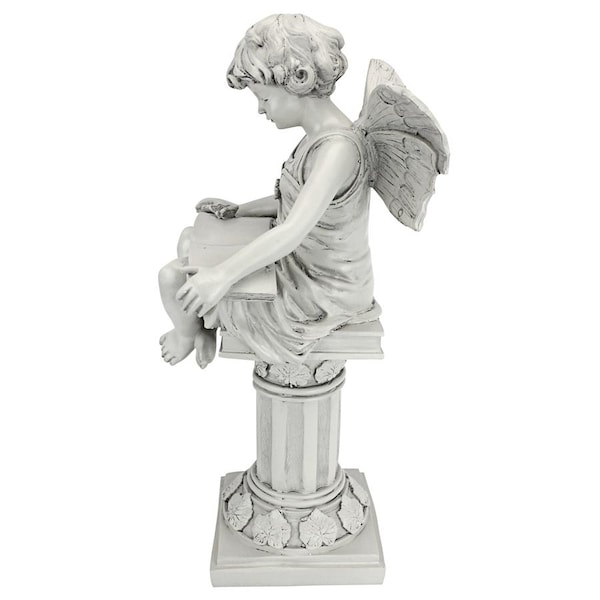 Design Toscano The British Reading Fairy Garden Statue - QL870801