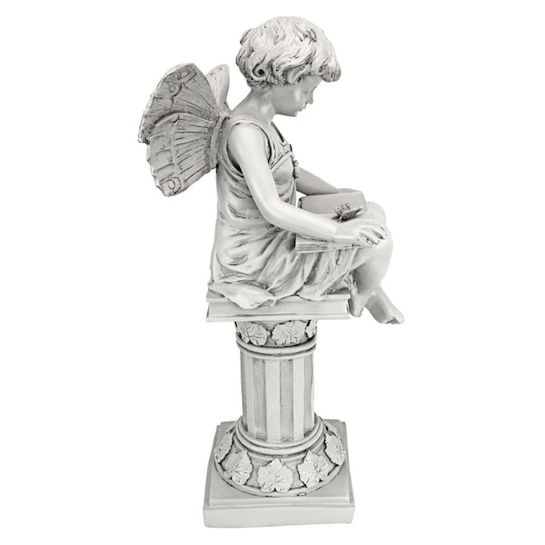 Design Toscano The British Reading Fairy Garden Statue - QL870801