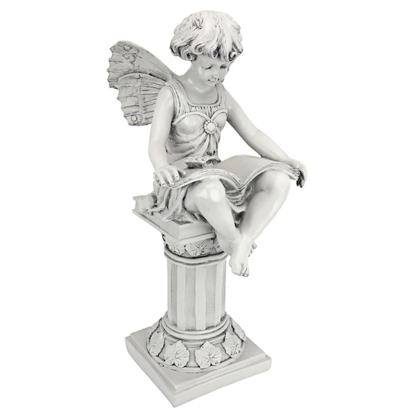 Design Toscano The British Reading Fairy Garden Statue - QL870801