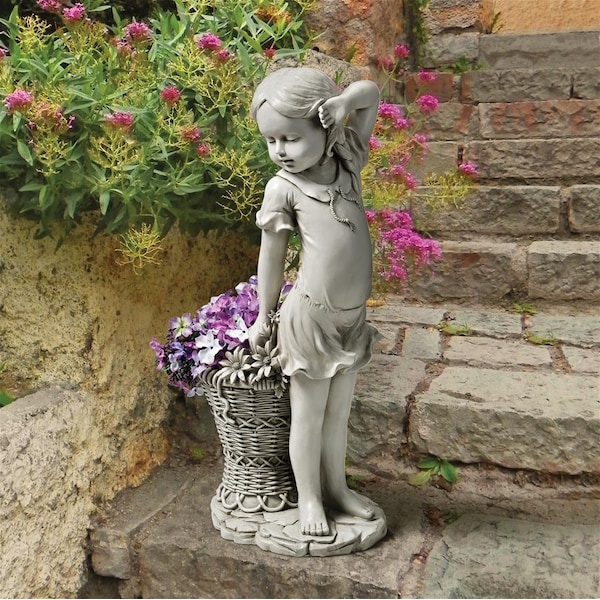 Design Toscano Frances, the Flower Girl Statue - EU9294