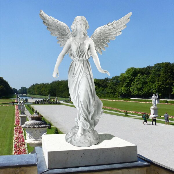Design Toscano Angel of Patience Statue: Medium - KY51174