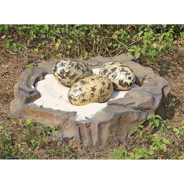 Design Toscano Early Jurassic Theropoda Dinosaur Egg Fossil Statue - NE140031