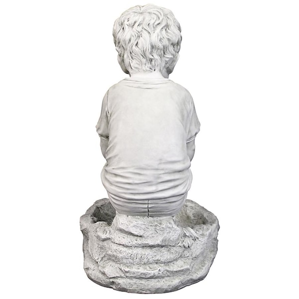 Design Toscano Tommy at the Turtle Pond Little Boy Statue - SH38100313