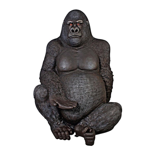 Design Toscano Giant Male Silverback Gorilla Statue - NE110088