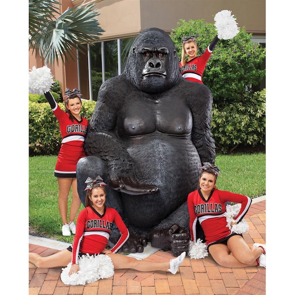Design Toscano Giant Male Silverback Gorilla Statue - NE110088