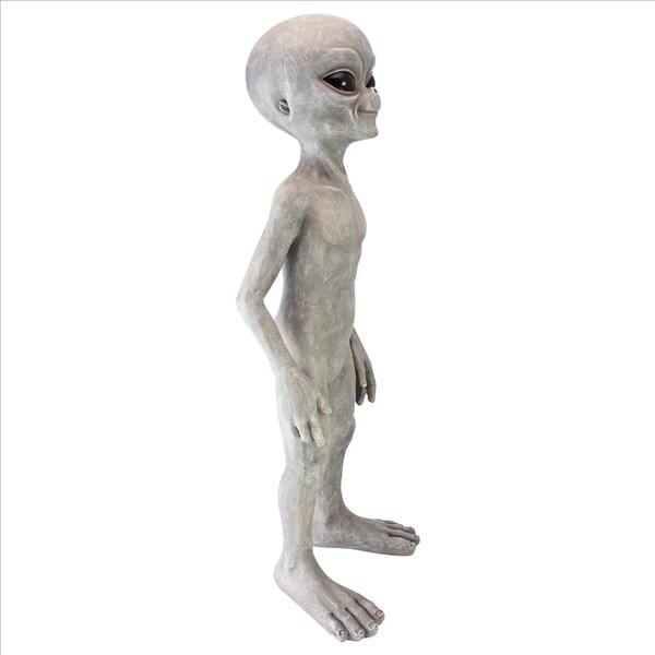 Design Toscano The Out-of-this-World Alien Extra Terrestrial Statue: Large - LY612299