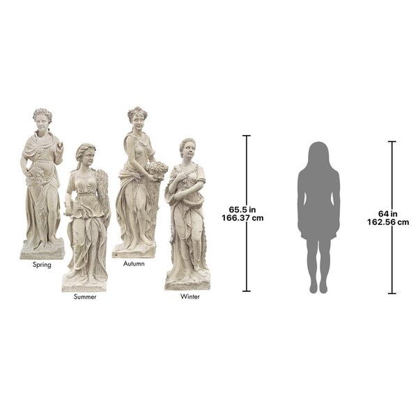Design Toscano The Four Goddesses of the Seasons Statue: All Four Season Statues - NE490060
