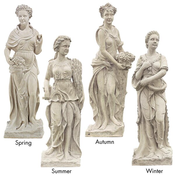 Design Toscano The Four Goddesses of the Seasons Statue: All Four Season Statues - NE490060