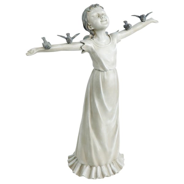 Design Toscano Basking in God's Glory Little Girl Statue: Large - EU340125