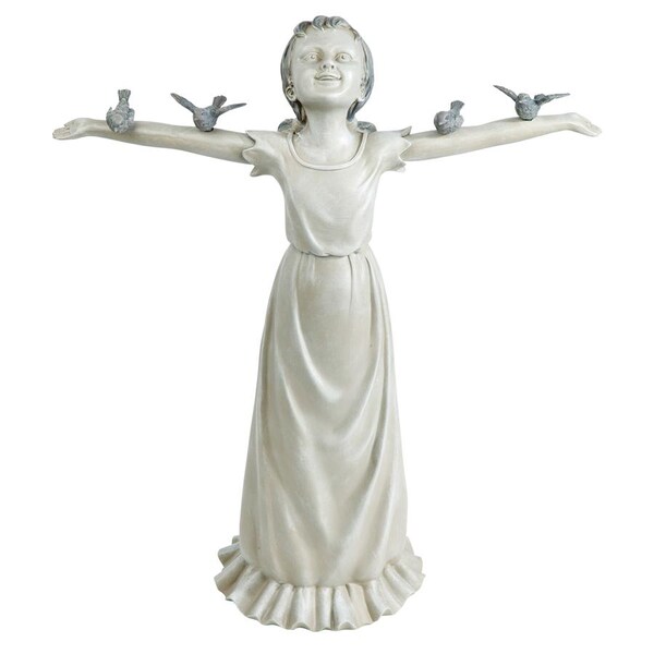 Design Toscano Basking in God's Glory Little Girl Statue: Large - EU340125
