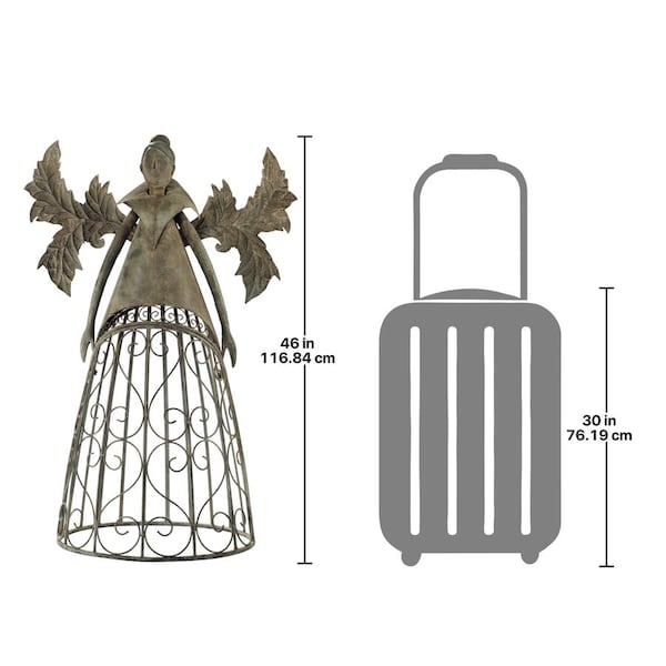 Design Toscano Tempest, the Metal Garden Trellis Fairy - FU71593