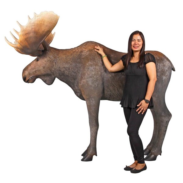 Design Toscano North American Majestic Moose Full Scale Animal Statue - NE170211