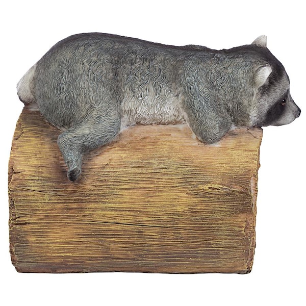 Design Toscano Raider the Raccoon Gutter Guardian Downspout Statue - QM13071