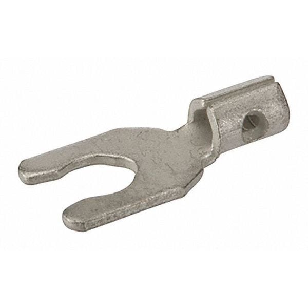 Terminal de lengüeta con bloqueo no aislado de Nsi Industries 22-18 AWG para perno #6 - S22-6-L