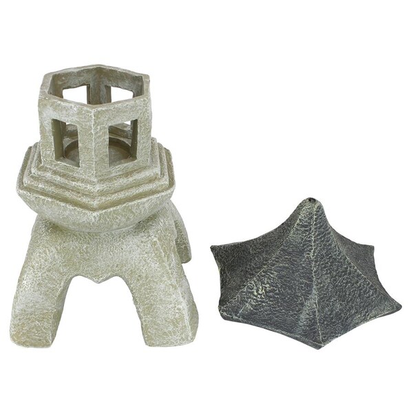 Design Toscano Pagoda Lantern Sculpture: Set of Two Large - NG729870